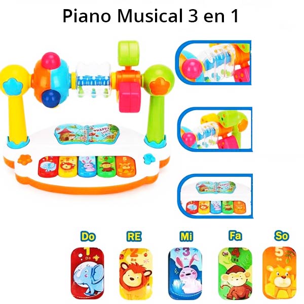 Piano pour Bébé avec Centre d'Activité